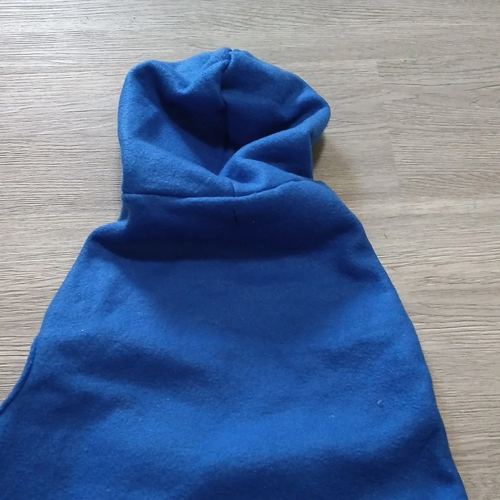 Memphis Tigers Blue Dog Fleece Hooded Jacket Sx XXL (58-80lbs) Girth 24-32
